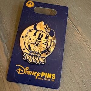 Disney Cruise Line DCL Treasure Captain Minnie Pin 2024